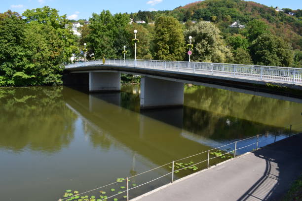 istock river Lahn in old spa town 'Bad Ems' 1024048620