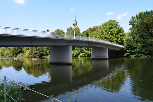 istock river Lahn in old spa town 'Bad Ems' 1024049030