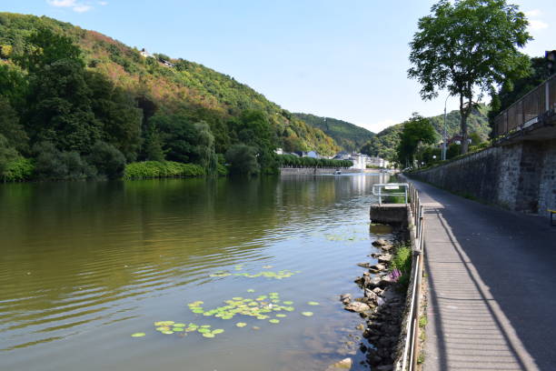 istock river Lahn in old spa town 'Bad Ems' 1024051408