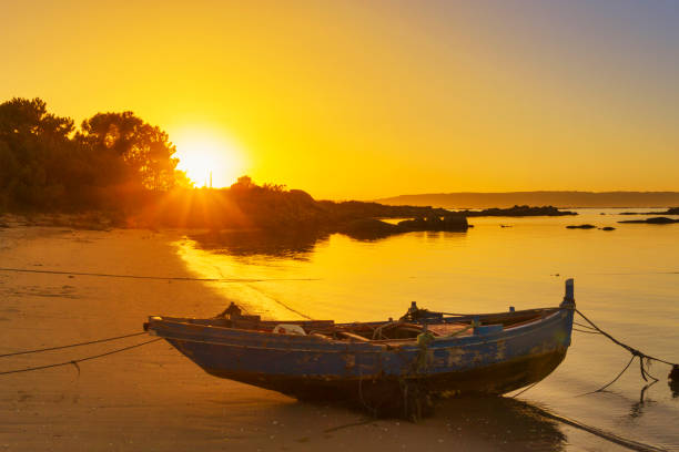 istock Dorna boat on the beach 1024055462