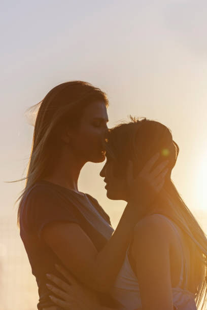 istock Couple - Kisses her lover's forehead 1024060458