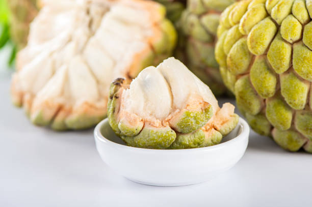 istock fresh sugar apple fruit(Custard Apple),sweetsop on white background 1024065118