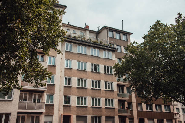 istock Old apartment buildings in Germany 1024070108