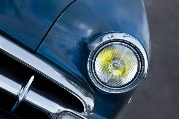 istock Close up of an headlight 1024072736