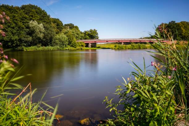 istock Bridge at the River Ems in Germany 1024081866