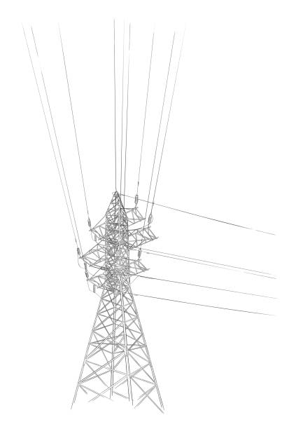 Basic Pylon Drawing 140+ Construction Pylon Drawing Stock Illustrations, Royalty-Free ...