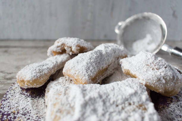New Orleans french beignet stock photo
