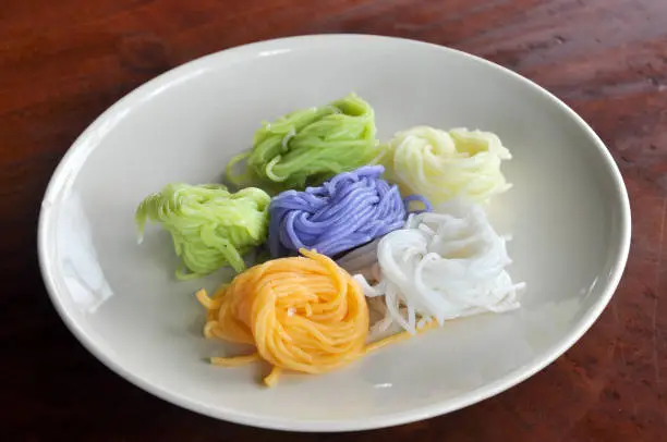 Photo of fresh rice noodles