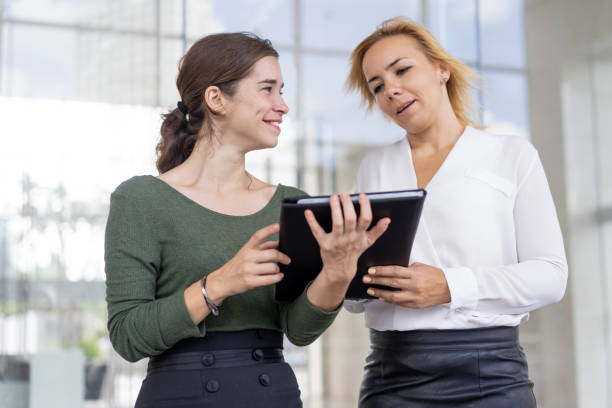 istock Successful agent boasting of sales report 1024116350