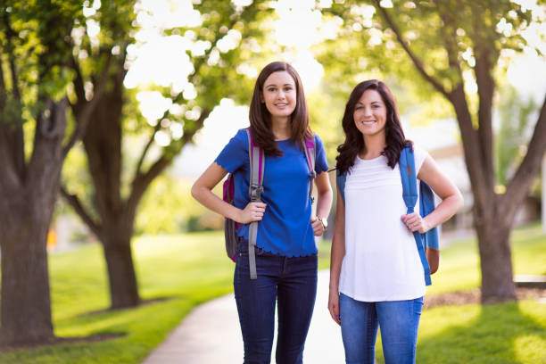 istock Two Female College Students on College Campus 1024119824