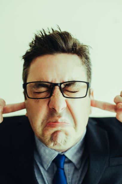 istock Irritated frowning manager annoyed with noise 1024127986