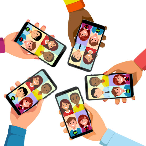 220+ Zoom Meeting Participants Stock Illustrations, Royalty-Free Vector