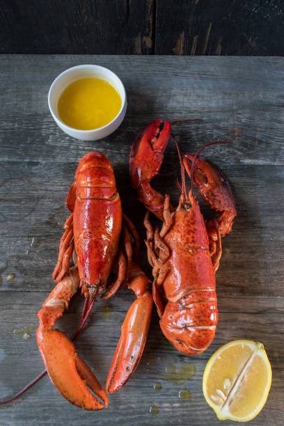 istock red lobsters with lemons and butter 1024131558