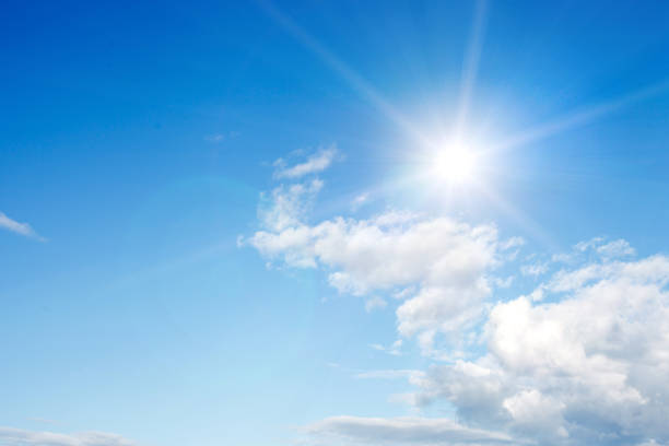 istock clouds against a blue sky with rays of the sun 1024138696