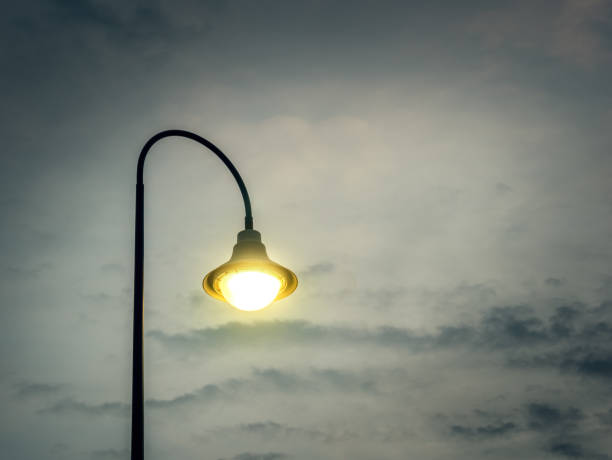 istock Street lamps with dramatic sky 1024139756
