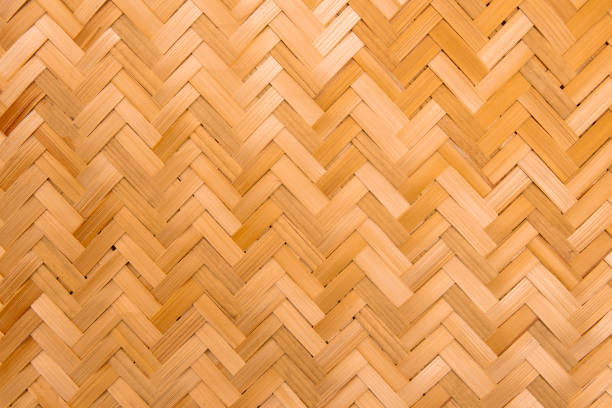istock Rattan texture, detail handcraft bamboo weaving texture background. 1024151506