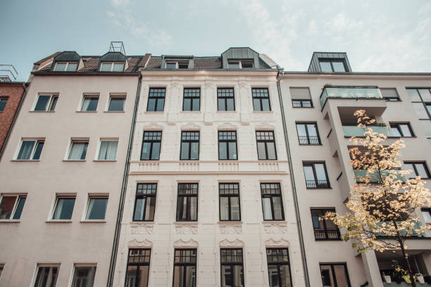 istock Colorful residential buildings in Cologne 1024153128