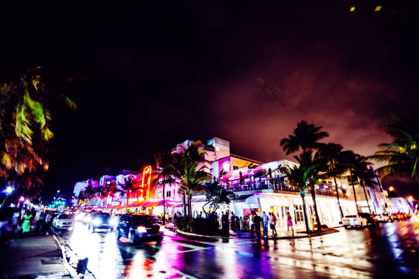 istock Ocean Drive by night - Miami Beach, Florida 1024163184