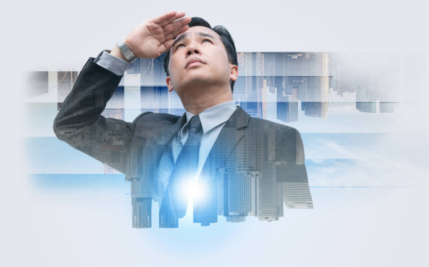 istock Double exposure - Business Leader Vision 1024173284