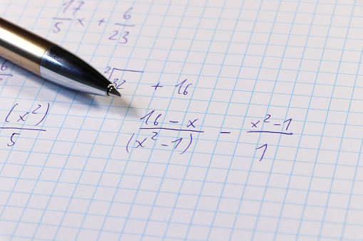 Difficulty College Math Assignment A Difficult Example In Math Lesson Do It At Home Task Assignment ...