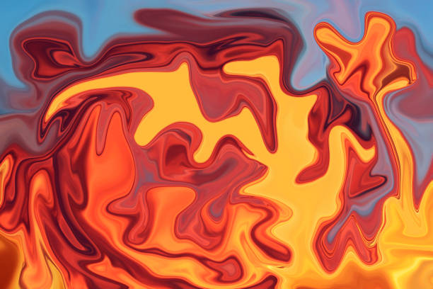istock Colorful psychedelic liquefied background 1024179418