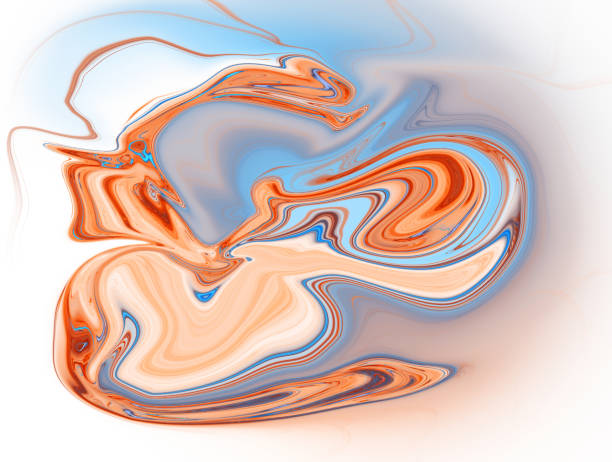 istock Colorful psychedelic liquefied background 1024179590