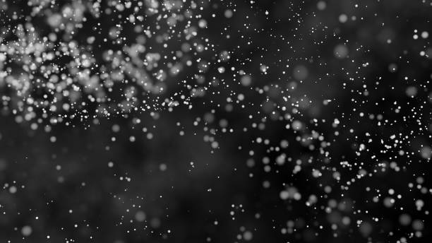 istock Beautiful monochrome bokeh blurred background defocused lights 1024179608