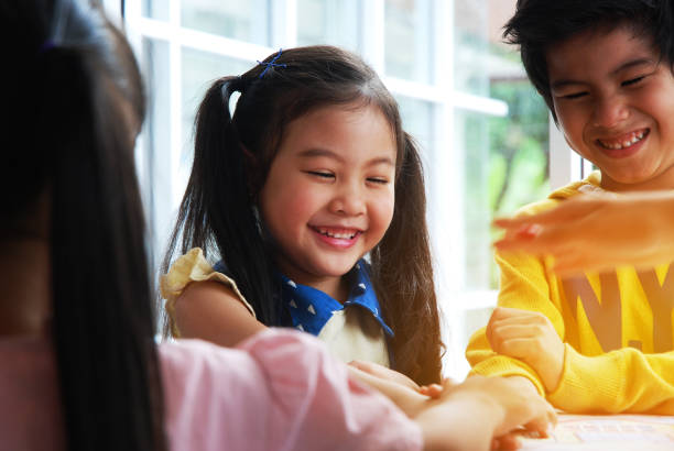 istock Children's are preparing a colored pencil on the paper. During the weekends. 1024185772