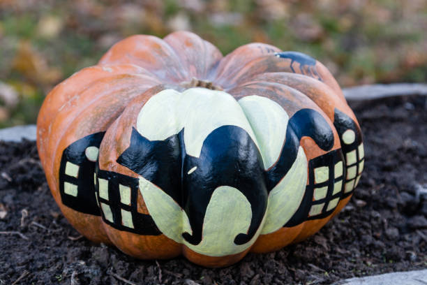 istock Carved and Painted Halloween pumpkin 1024193706
