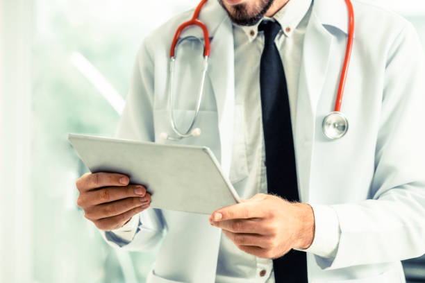 istock Doctor working on tablet computer in the hospital. 1024197770