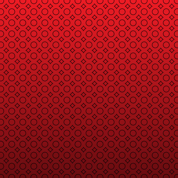 istock Abstract endless geometric texture, symmetric lattice, repeat tiles.Simple minimalist red background. Design element for web 1024214466