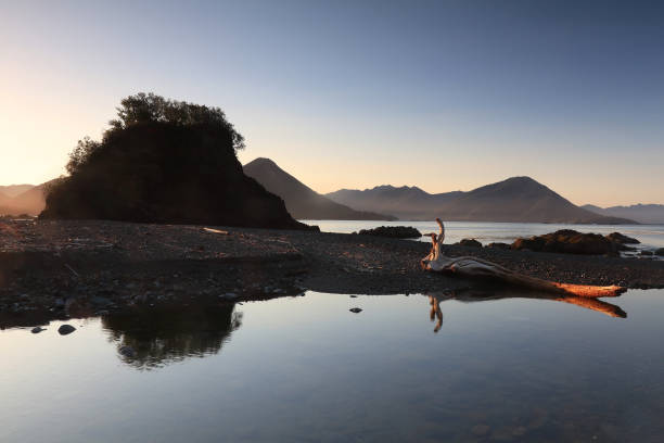 River Etive flows through Glen Etive. This area is used as backdrop to films such as Skyfall, the James Bond film.