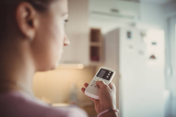 istock Woman needs air conditioner 1024226762