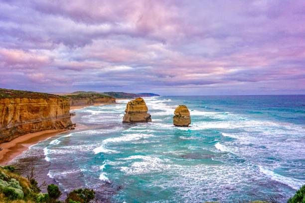 Landscape view at the twelve apostles in australia