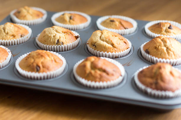 istock Banana and Chocolate chip muffins 1024230914