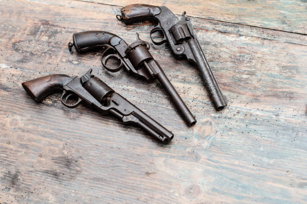 istock Collection of different vintage guns 1024248428