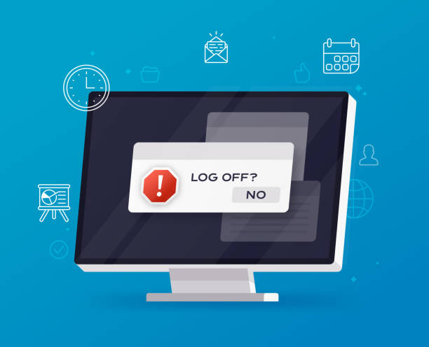 70+ Logout Cartoon Stock Illustrations, Royalty-Free Vector Graphics ...