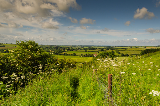 View from Red Hill On the wolds