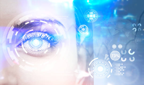 istock HUD on beautiful woman s face 1024278220
