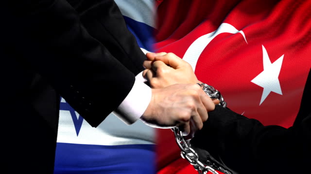 Israel sanctions Turkey, chained arms, political or economic conflict, trade ban