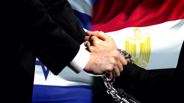 Israel sanctions Egypt, chained arms, political or economic conflict, trade ban