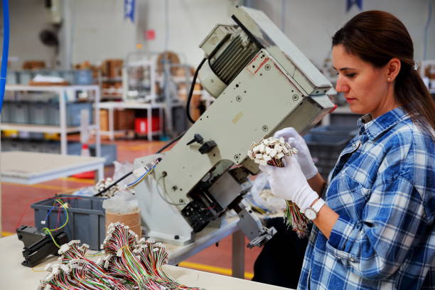 istock Woman working in a factory 1024313704
