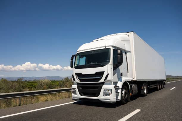 istock Truck on the road 1024316414
