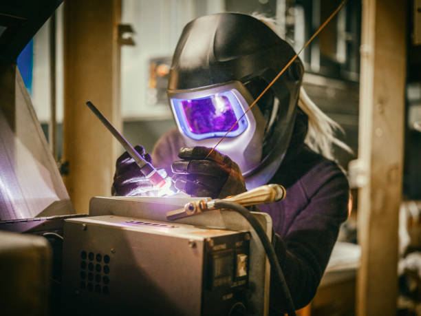 istock Female TIG Welder 1024321778