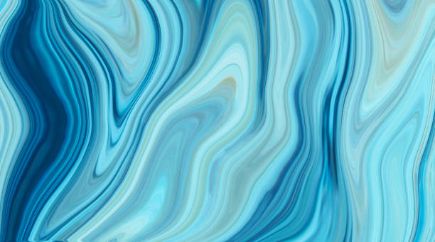 istock Marble ink colorful. Blue marble pattern texture abstract background. can be used for background or wallpaper 1024325020