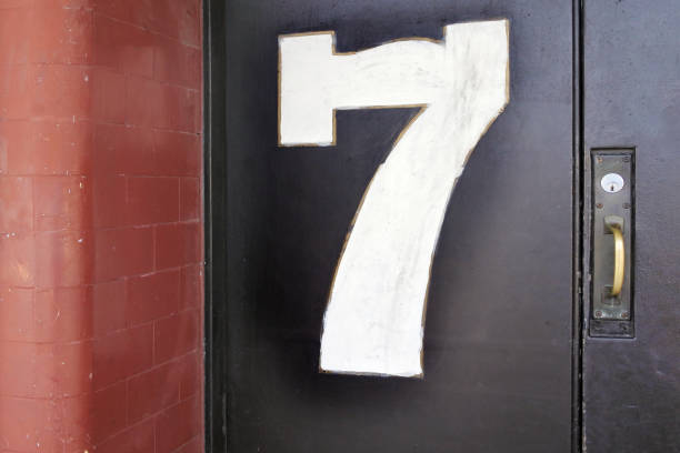 istock Door number seven 7 background 1024370864