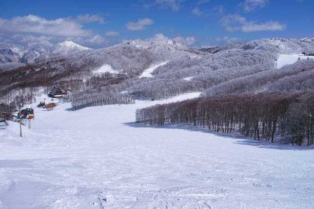 istock Snow rime and ski slopes 1024399694