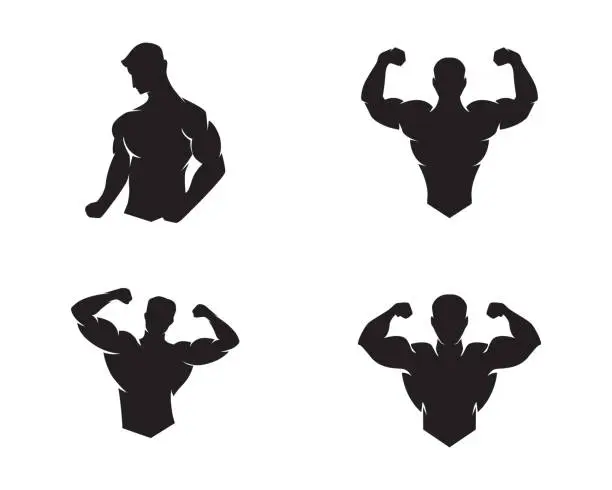 Vector illustration of Fitness graphic Design