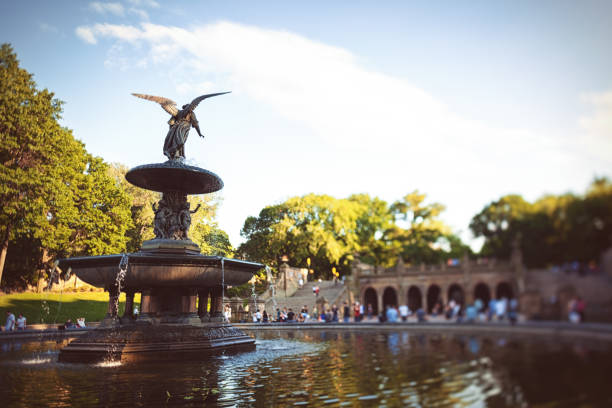 istock landmark fountain in Central Park NYC 1024427224
