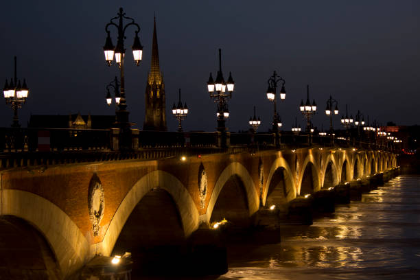 istock Stone bridge in Bordeaux, France 1024432492